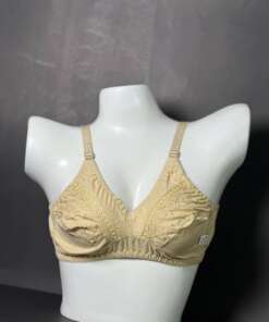 Breathable Cotton Bra with Soft Lace(Two Piece)