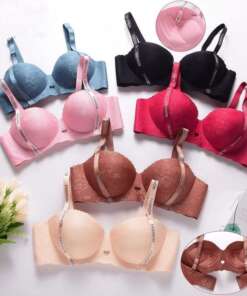 Chic Half-Cup Fashion Bra